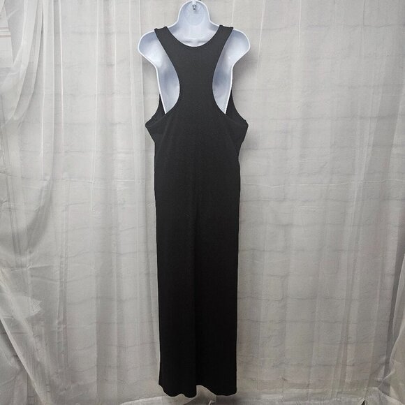 NWT Gap Black Sleeveless Maxi Dress Minimalist Lagenlook Boho Shift Maxi XXL - Picture 6 of 10